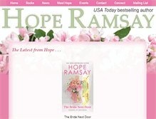 Tablet Screenshot of hoperamsay.com